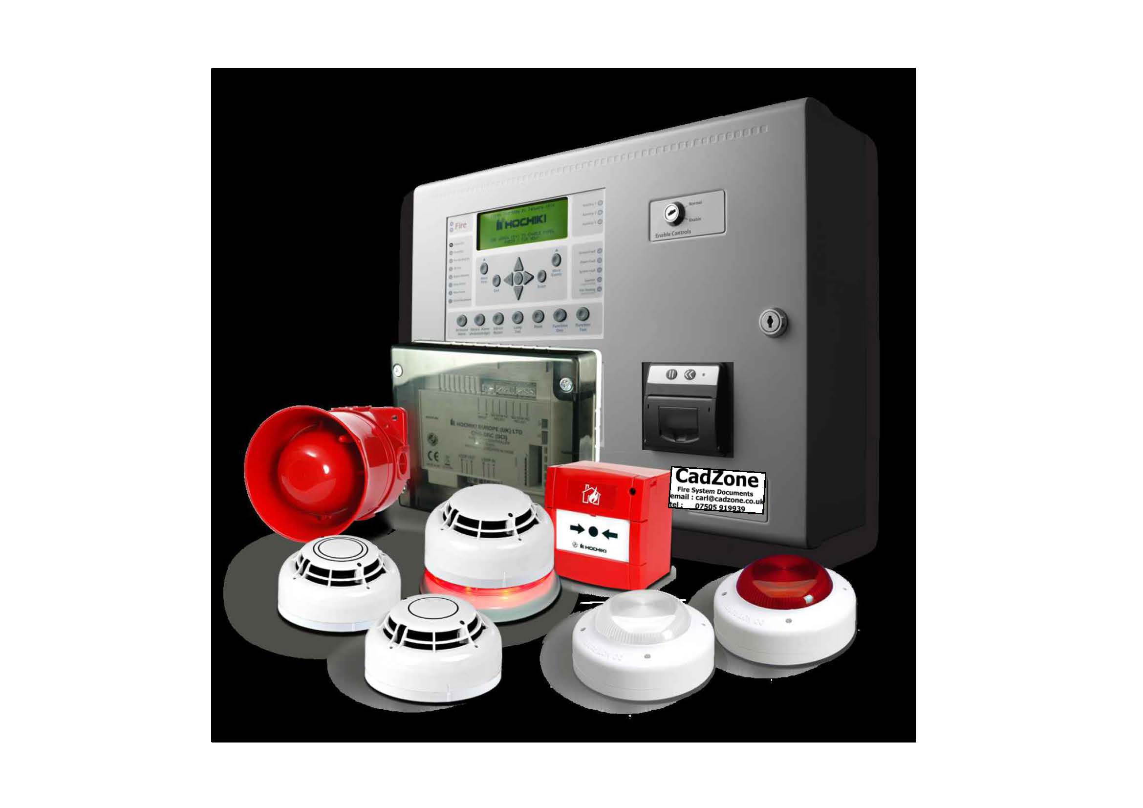  Fire Alarm As Fitted Drawing Example by CADZONE