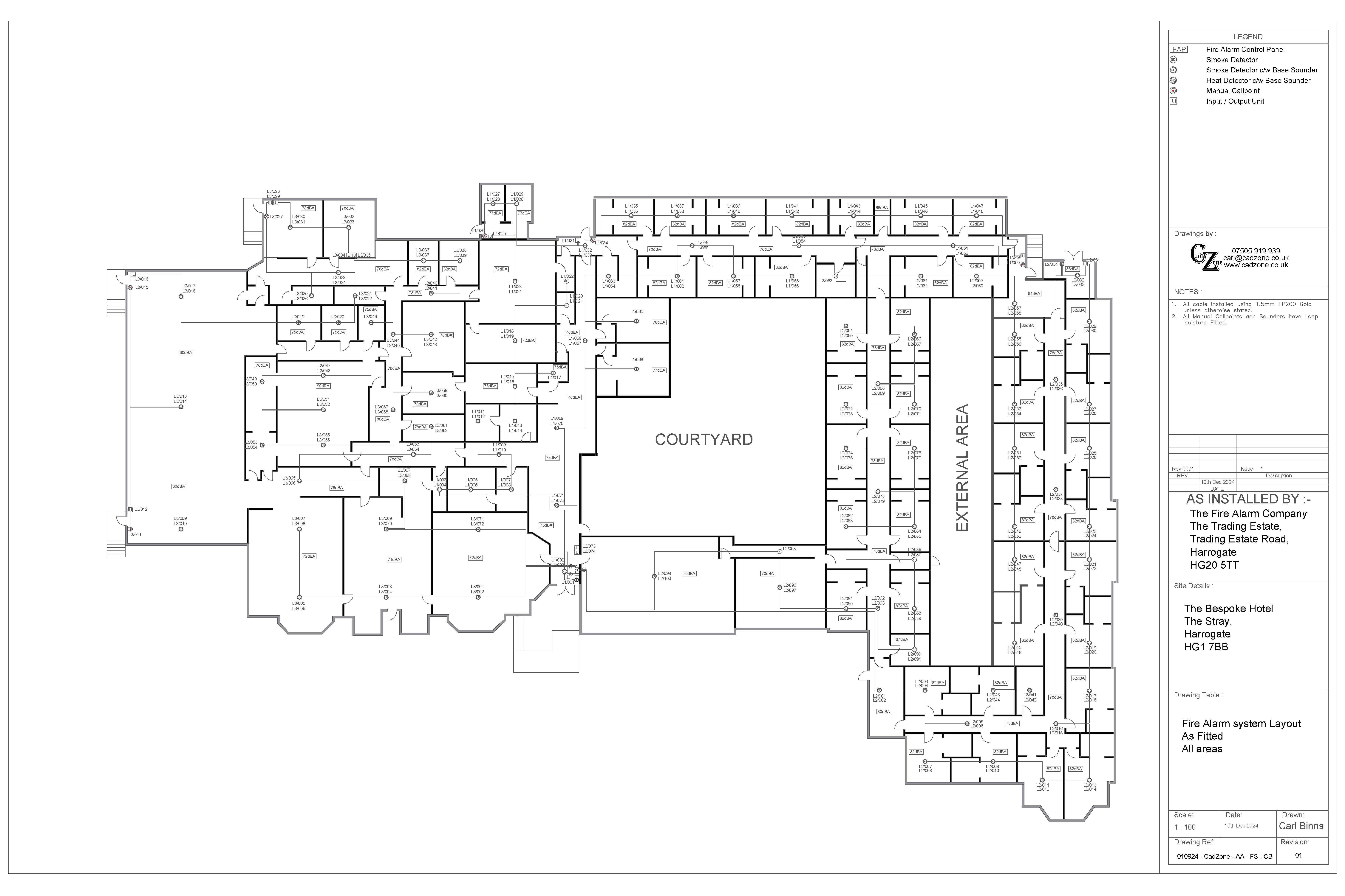 Evacuation Plan Example by CADZONE